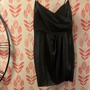 Elegant Black Dress bc with sparkles, Size M